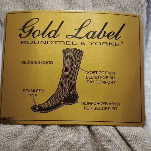 Gold Label Big & Tall Plaid Crew Socks 18-Pack - Picture 2 of 8